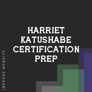 Harriet Katushabe Certification Prep | Indexof