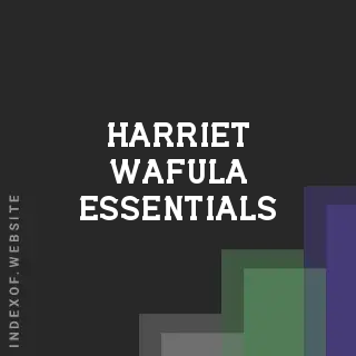 Harriet Wafula Essentials | Indexof