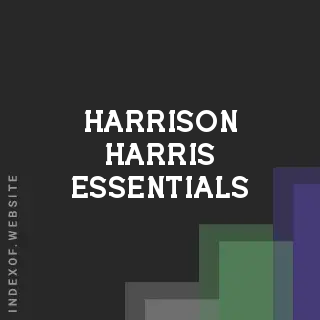 Harrison Harris Essentials | Indexof