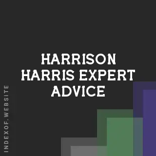 Harrison Harris Expert Advice | Indexof