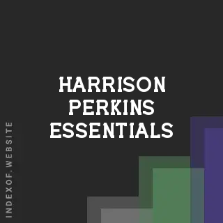 Harrison Perkins Essentials | Indexof