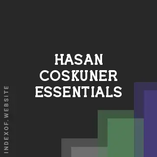 Hasan Coskuner Essentials | Indexof