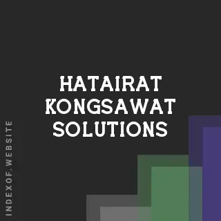 Hatairat Kongsawat Solutions | Indexof