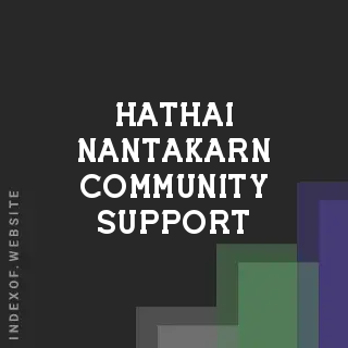 Hathai Nantakarn Community Support | Indexof