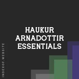 Haukur Arnadottir Essentials | Indexof