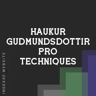 Haukur Gudmundsdottir Pro Techniques | Indexof