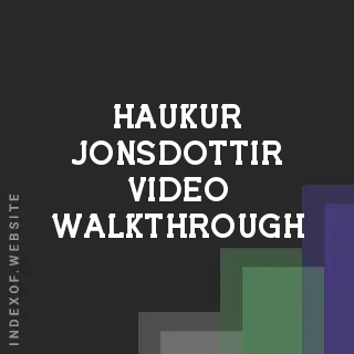 Haukur Jonsdottir Video Walkthrough | Indexof