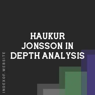 Haukur Jonsson In-Depth Analysis | Indexof