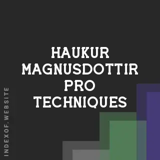 Haukur Magnusdottir Pro Techniques | Indexof