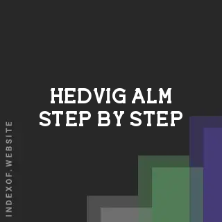 Hedvig Alm Step-by-Step | Indexof