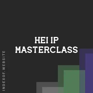 Hei Ip Masterclass | Indexof