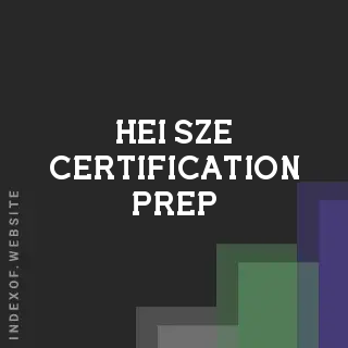 Hei Sze Certification Prep | Indexof