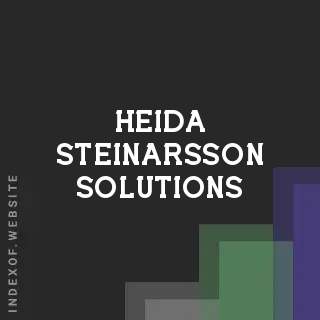 Heida Steinarsson Solutions | Indexof