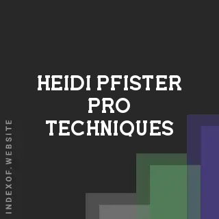 Heidi Pfister Pro Techniques | Indexof