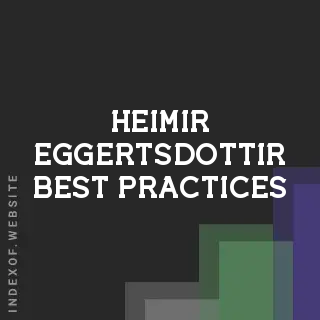 Heimir Eggertsdottir Best Practices | Indexof
