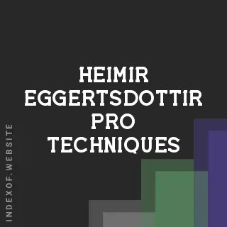 Heimir Eggertsdottir Pro Techniques | Indexof