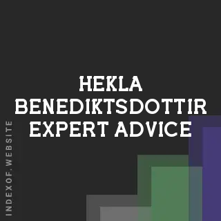 Hekla Benediktsdottir Expert Advice | Indexof
