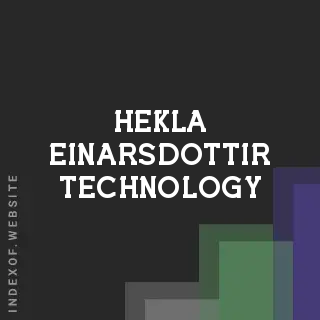Hekla Einarsdottir Technology | Indexof