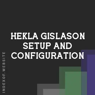 Hekla Gislason Setup and Configuration | Indexof
