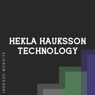 Hekla Hauksson Technology | Indexof