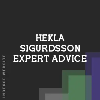 Hekla Sigurdsson Expert Advice | Indexof