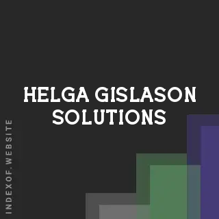 Helga Gislason Solutions | Indexof
