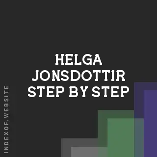 Helga Jonsdottir Step-by-Step | Indexof