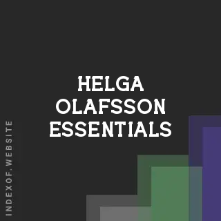 Helga Olafsson Essentials | Indexof