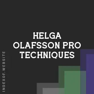 Helga Olafsson Pro Techniques | Indexof