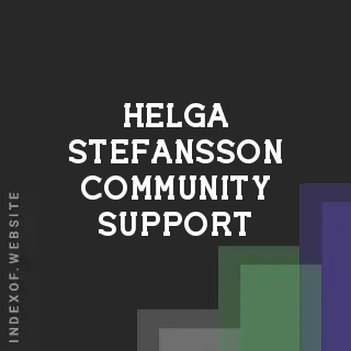 Helga Stefansson Community Support | Indexof