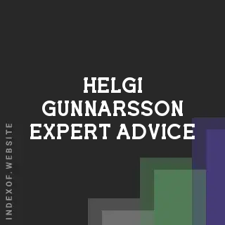 Helgi Gunnarsson Expert Advice | Indexof