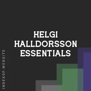 Helgi Halldorsson Essentials | Indexof