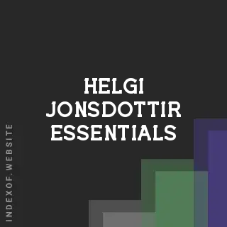Helgi Jonsdottir Essentials | Indexof