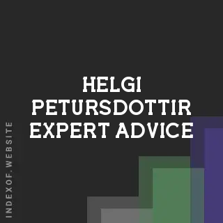 Helgi Petursdottir Expert Advice | Indexof