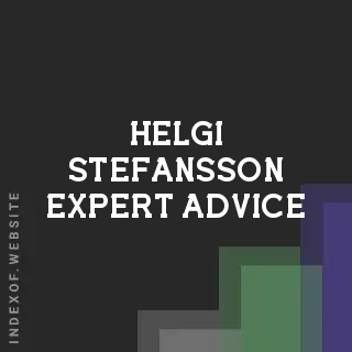 Helgi Stefansson Expert Advice | Indexof