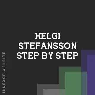 Helgi Stefansson Step-by-Step | Indexof
