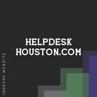 helpdesk-houston.com by Aarav Das site -  Indexof