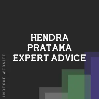 Hendra Pratama Expert Advice | Indexof