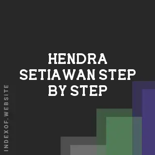 Hendra Setiawan Step-by-Step | Indexof