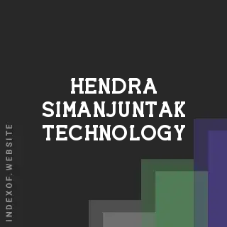 Hendra Simanjuntak Technology | Indexof