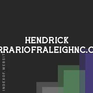 hendrick-ferrariofraleighnc.com by Stella Lazarou site -  Indexof
