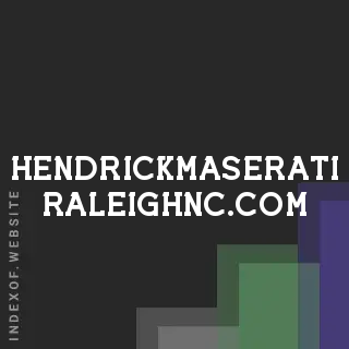 hendrickmaserati-raleighnc.com by Sari Kallio site -  Indexof