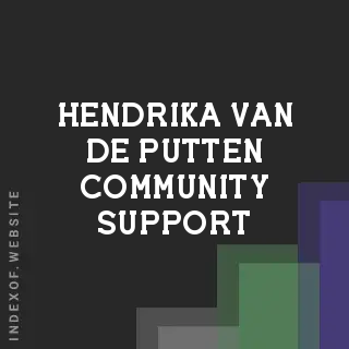 Hendrika van de Putten Community Support | Indexof