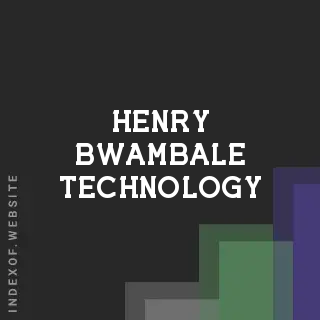 Henry Bwambale Technology | Indexof