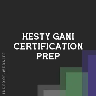 Hesty Gani Certification Prep | Indexof
