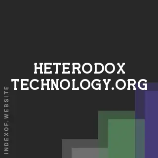heterodox-technology.org by Menno van de Heuvel site -  Indexof