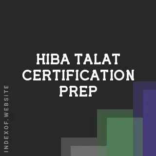 Hiba Talat Certification Prep | Indexof