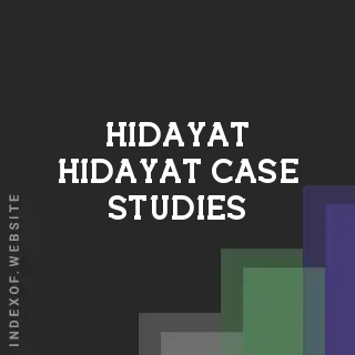 Hidayat Hidayat Case Studies | Indexof