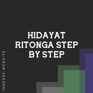 Hidayat Ritonga Step-by-Step | Indexof