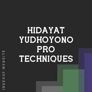 Hidayat Yudhoyono Pro Techniques | Indexof